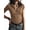 Light Brown, variant on Women'S Short Sleeve Tops Casual V Neck Half Quarter Zip Pullover Shirts Tops Athletic Work Top Navy Blue S