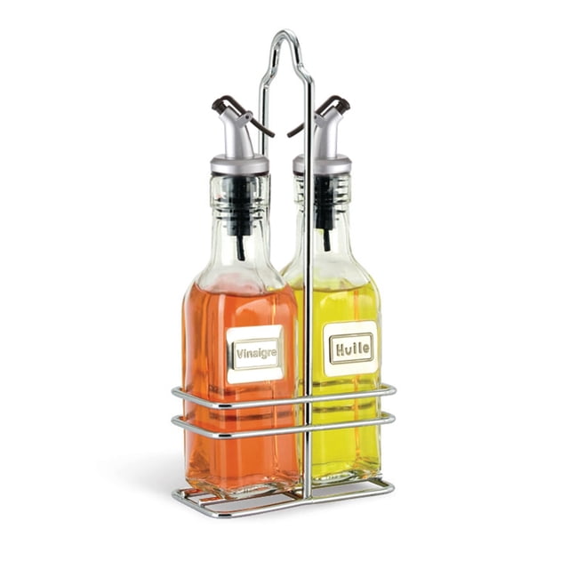 Set de Botellas Cuisinox para Aceite y Vinagre 175 ml con Picos Antigoteo
