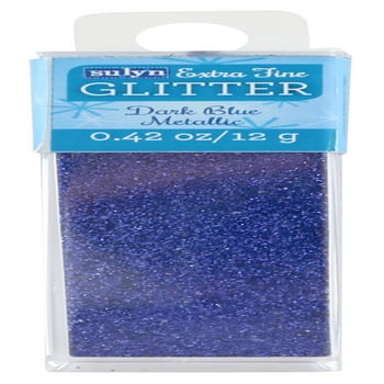 Buy Sulyn Extra Fine Glitter for Crafts, Dark Blue Metallic, .42 oz Online  at desertcartINDIA