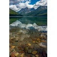 thumbnail image 2 of Haney, Chuck 11x14 White Modern Wood Framed Museum Art Print Titled - Quartz Lake with Vulture Peak in Glacier National Park-Montana-USA, 2 of 4
