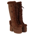 thumbnail image 2 of Botas de nieve Botas por encima de la rodilla para mujer talla grande 40-46, 2 of 2