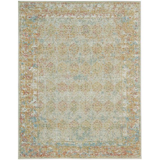Amer Rug ETE169101310 9 ft. 10 in. x 13 ft. 10 in. Eternal Transitional Power-Loomed Rug, Cream