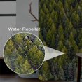 thumbnail image 3 of White Shower Curtain for Stall Bathroom Gold Black Eucalyptus Leaves Neutral Farmhouse Room Partition Home Decor Botanical Plants Waterproof Fabric RV Shower Curtains 36x72inches with Hooks, 3 of 6