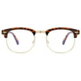 thumbnail image 2 of Amdohai Blue-ray Glasses Universal Blue Light Blocking Glasses Fatigue Proof Lightweight Eye Protection Glasses Orange+Gold, 2 of 7
