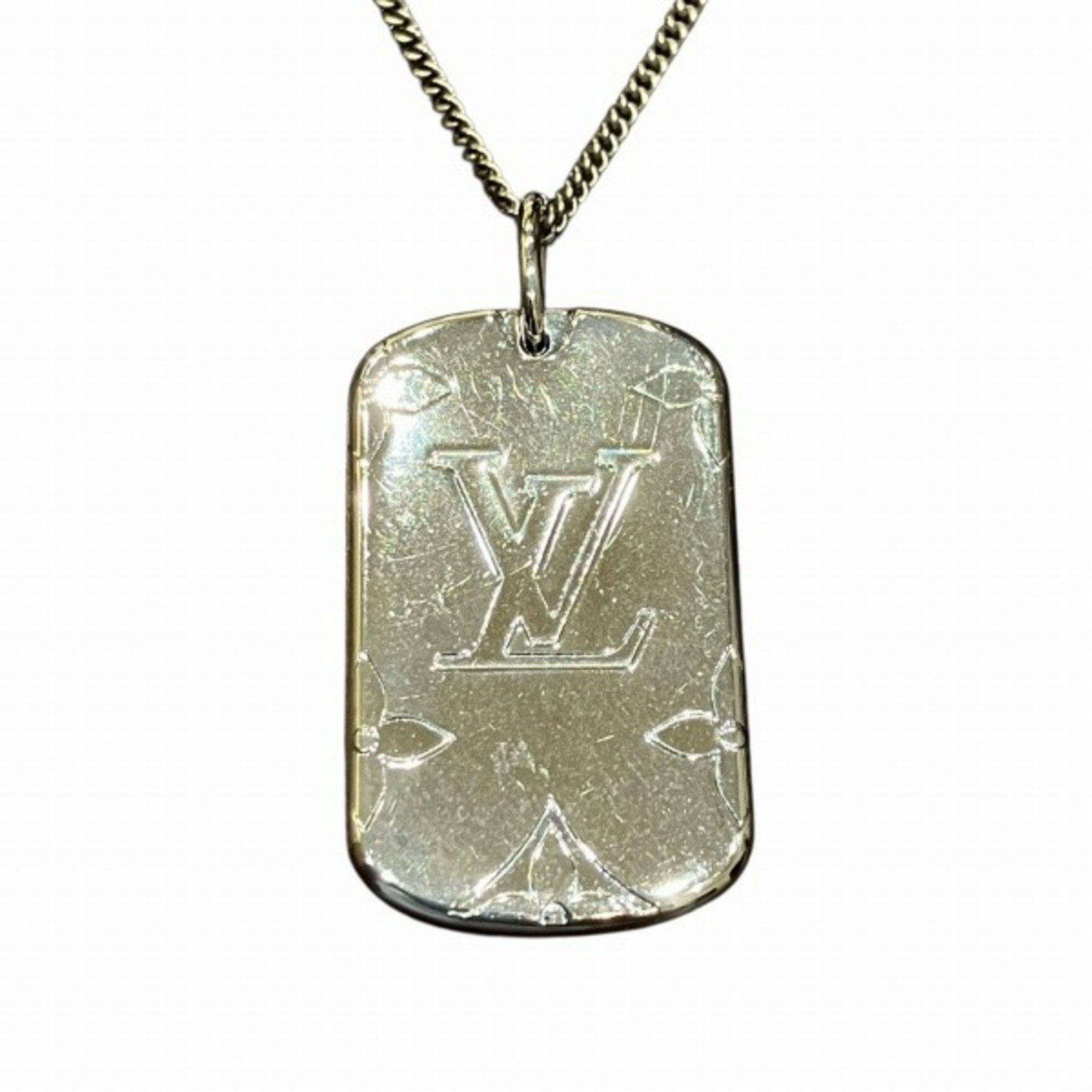 Pre-Owned Louis Vuitton Monogram Locket Necklace M62484 for Men and Women (Good)