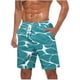 thumbnail image 1 of Pantalones Cortos para Hombre Cintura Elástica con Bolsillos Pantalones de Playa de Impresión de Moda Casual para Hombres, Pantalones Cortos de Poliéster para el Uso Diario Al Aire Libre de Primavera, 1 of 5