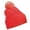 Bright Red / Off White, variant on Beechfield Junior Snowstar Duo Winter Beanie Hat / Schoolwear