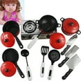 thumbnail image 2 of Kids Play Toy Kitchen Cooking Food Utensils Pans Pots Dishes Cookware Supplies, 2 of 8