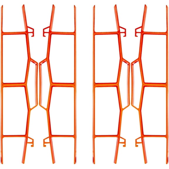 SUMMIT 17.5" Plastic Cord Wrap Organizer – 4 Pack Orange Cable Organizer with Handle for Extension Cords, Ropes & Hoses