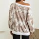 thumbnail image 3 of Gibobby Sudaderas para mujer oferta Suéter de Navidad para mujer cuello redondo manga larga suéter de Navidad casual para Navidad simple(Caqui,M), 3 of 5