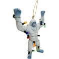 thumbnail image 4 of Yeti Abominable Snowman Wrapped in Christmas Tree Lights Monster Ornament, 4 of 7