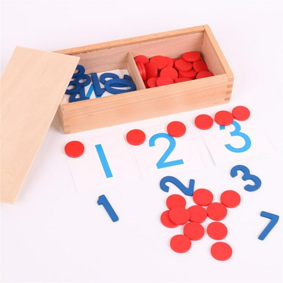 Montessori Baby Toy Cards And Counters Set Juguetes Educativos Para Niños Montessori Cards Counter Teaching Toy Yuarrent FN005548-00