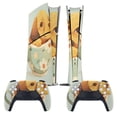 thumbnail image 2 of Skin Sticker for PS5 Slim Standard PS5 Pro Disc Digital Edition Console and Controllers Decals for Playstation 5 (Cute Doggie Teacup ,PS5 Pro Standard), 2 of 5