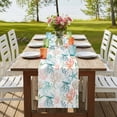 thumbnail image 4 of Table Runners 72 Inches Long Dress Scarves, Teal Red Jellyfish Coastal Farmhouse Kitchen/Dining Table Runner, Coffee Tablerunners, Summer Beach Coral Starfish Nautical 18x72 Inch, 4 of 9