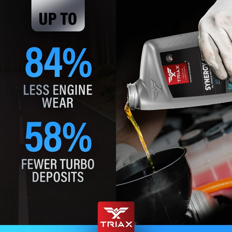 サリカー♡♡♡ハート　魅力オイル　プラクルアン TRIAX Synergy SRT 5W-30 Full Synthetic Engine Oil, 1 Quart