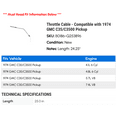 thumbnail image 2 of Throttle Cable - Compatible with 1974 GMC C35/C3500 Pickup, 2 of 2