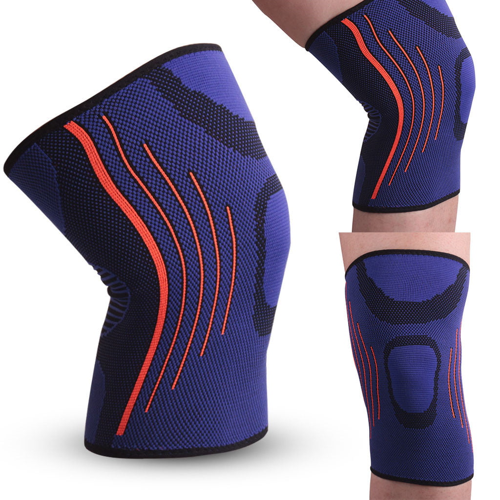 Unisex Compression Knee Sleeve Support Running Basketball Lift Knee Pads