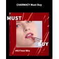 thumbnail image 4 of CHARMACY lápiz labial mate satinado suave, 15 colores, fácil de usar, Sexy, rojo, resistente al agua, larga duración, cosmético de belleza, 4 of 5