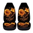 thumbnail image 5 of XYZCANDO Car Seat Covers Polyester Front Seat Covers Auto Front Seat Covers Premium Anti-Scratch SUV Truck, Sunflower Butterfly Design, 5 of 10