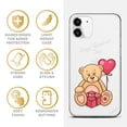 thumbnail image 4 of TPU Clear Case for iPhone 13 Pro Max with Happy V Day design phone cover, 4 of 7