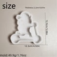 thumbnail image 5 of Santa Riding Scooter Ornament Epoxy Mould Silicone Mold for Office Decoration, 5 of 7