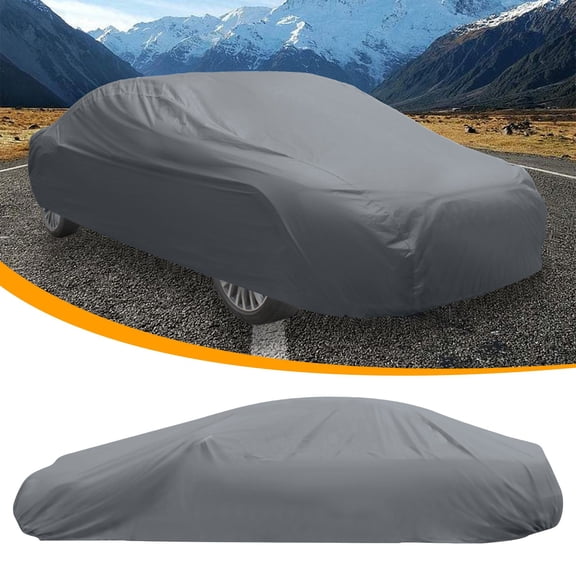 Car Windshield Sunshade Cover, Sun Protection Heat Insulation Waterproof Auto Cover, Dustproof Leaf-Proof Vehicle Sun Shade for Outdoor Parking, Summer Winter All-Weather Car Protection