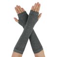 thumbnail image 1 of Unisex clásico moda estiramiento sin dedos brazo calentador Oversleeve Gris profundo One Size, 1 of 6