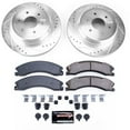 thumbnail image 3 of PowerStop Rear Z23 Evolution Sport Carbon-Fiber Ceramic Brake Pad and Drilled & Slotted Rotor Kit Fits: NISSAN Select Models K7877, 3 of 10