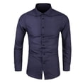 thumbnail image 1 of Chemises pour Hommes, Chemise Formelle à Imprimé Coloré Manches Longues Col Rabattu Blouse Chemise, Chemises Manches Longues pour Hommes, Chemises Manches Longues pour Hommes, 1 of 3