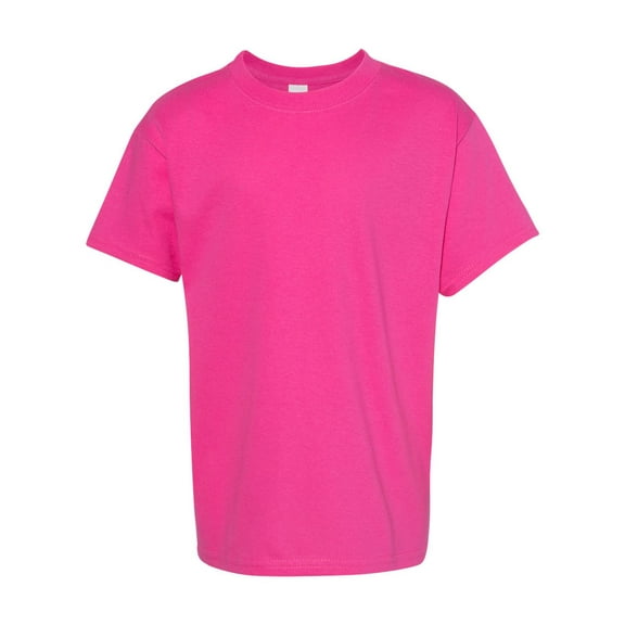 Hanes 5480 Youth Essential-T T-Shirt - Wow Pink - XS
