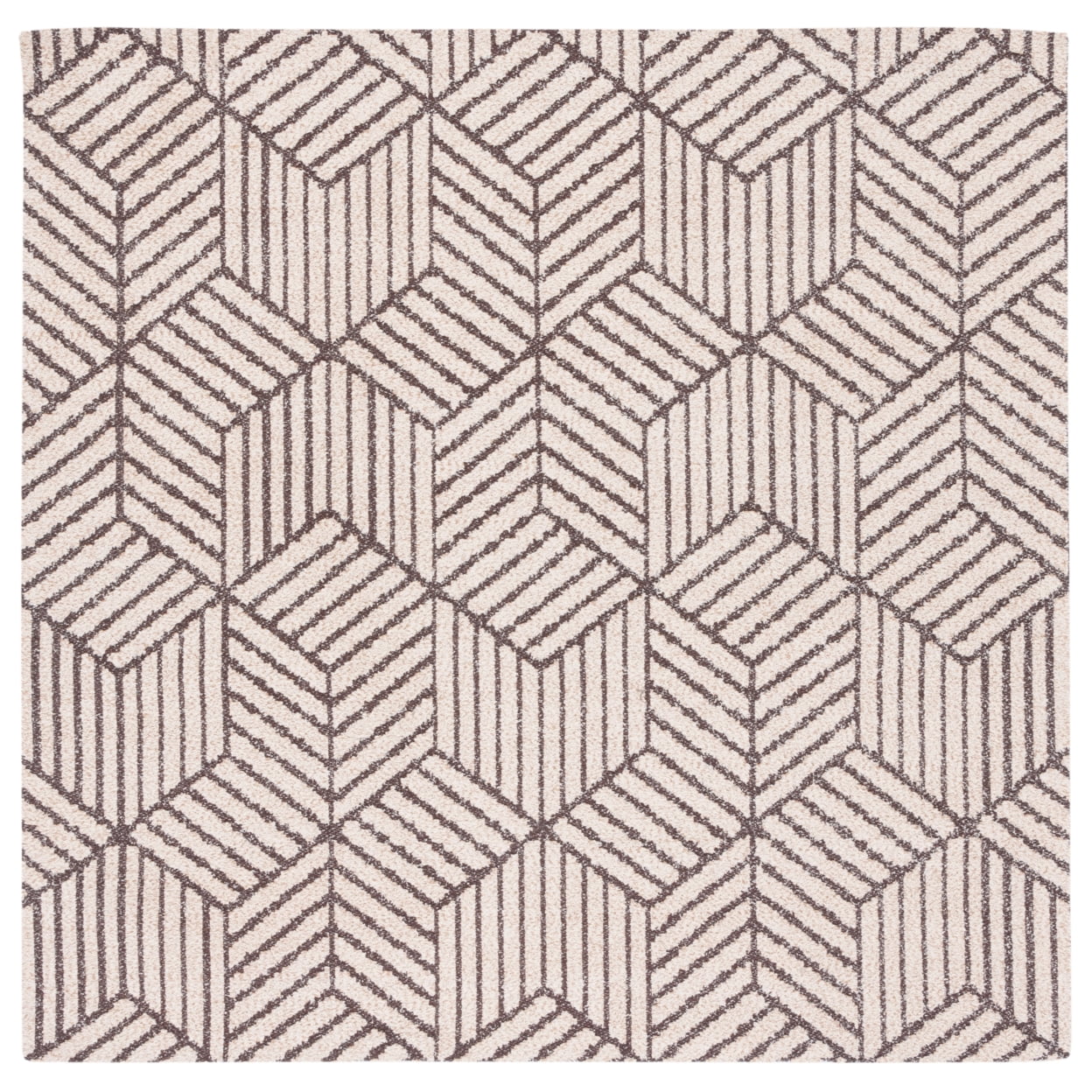 SAFAVIEH Classic Vintage Cayley Geometric Area Rug, Natural/Ivory, 9' x 12'