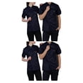 thumbnail image 3 of Bearachild Cotton Chef Uniform Shirts for Men Home Chef Jacket Adjustable Bands Supplies Buttons Sweat For Grill Restaurant Butcher Type3 NO3, 3 of 6