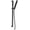 Matte Black, variant on Delta 51567 Angular 1.75 GPM Single Function Hand Shower On Slide Bar - Black