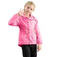 thumbnail image 2 of Akiihool Veste pour Fille, Veste Décontractée à Boutons, Veste à Fermeture Éclair Complète (Bleu 7-8 Ans), 2 of 3
