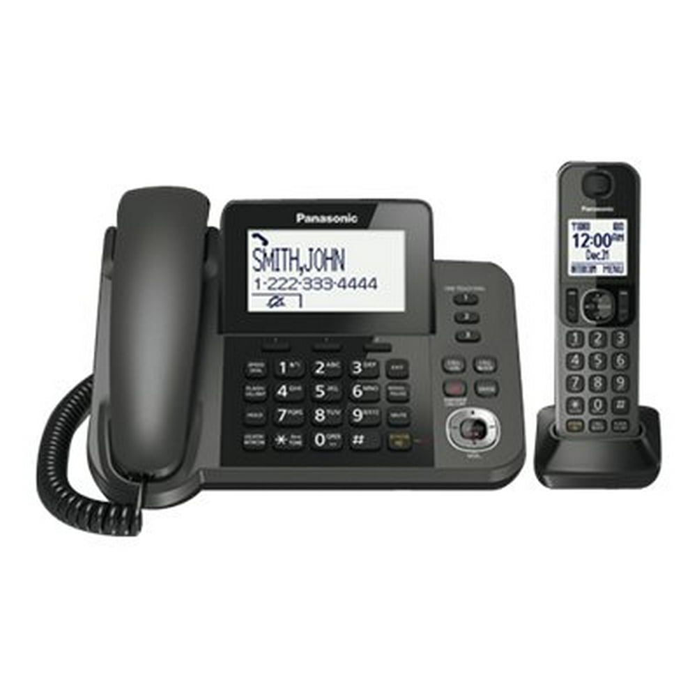 Panasonic KXTGF350 Corded/cordless answering system with caller ID