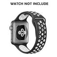 thumbnail image 2 of Compatible con Apple Watch Band 38-40 mm / 42 mm-44 mm, correa de muñeca de repuesto deportiva de silicona transpirable Compatible con iWatch Series 5/4/3/2/1 Xemadio 2033261-24, 2 of 9