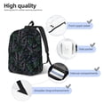 thumbnail image 5 of Balery Lavender Flowers Vintage Canvas Backpack for Men and Women - Large Capacity, Durable Travel Laptop Bag for School, Work, Hiking, and Outdoor Activities, 5 of 7