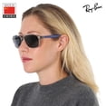 thumbnail image 6 of Ray-Ban RB3701 Rectangle Shaped Non-Polarized Sunglasses for Men - Includes Official RAYBAN Eyewear Kit - Ideal Formal & Casual Wear Sunglasses - Dark Grey Lens, 6 of 7