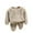 Beige, variant on Atogsazn Children's Boys Girls Winter Clothes Outfits Kids Knitted Cotton Long Sleeve Pullover Tops and Pants Set Gray 6-7 Years