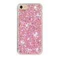 thumbnail image 2 of Allytechgroup Glitter Bling Case Compatible with Apple iPhone SE 2022/2020 3rd 2nd Gen iPhone 7 8 for Girls Women, Slim Fit Soft TPU Back Cover Anti-Scratch Bumper Shockproof Phone Case, Pink, 2 of 5