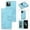Blue, variant on For Apple iPhone 12 Shockproof Luxury Leather Removable Magnetic Stand Wallet Card Case Cover