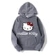 thumbnail image 4 of Sudadera con capucha de Anime de Hello Kitty para niños y niñas, jersey de lana informal, Sudadera con capucha Y2k, chaqueta con estampado para parejas, ropa para niños y niñas, nuevo, 4 of 4