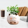 thumbnail image 6 of Matoen Cute Sheep-Shaped Ceramic Succulent Planter, 3-Inch Mini Flower Pot for Small Plants, Desk Decor, or Home Decoration, Adorable Gift Idea for Plant Lovers, 6 of 7