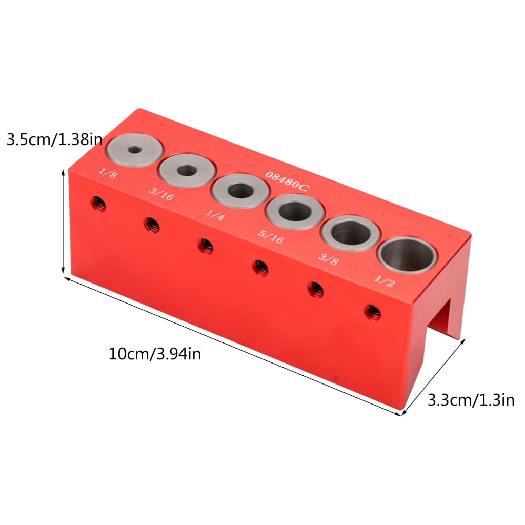 Vertical Pocket Hole Jig Woodworking Drilling Locator Wood Dowelling Centering Drill Guide Hole Puncher