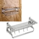 thumbnail image 4 of Toallero impermeable ANGGREK acero inoxidable 201 Estante de almacenamiento para baño montado en la pared, 4 of 7