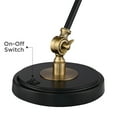 thumbnail image 6 of 360 Lighting Modern Industrial Desk Table Lamp with USB Charging Port Adjustable 26.75" High Black Antique Brass for Bedroom Bedside Office, 6 of 10