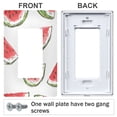thumbnail image 3 of Yayeee Rocker Switch Wall Plate 3-Gang 6.5"x4.6" Home Decorative Outlet Cover, Watermelon Pattern, 3 of 6