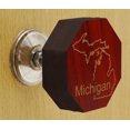 thumbnail image 2 of IBA Indianbeautifulart Boutons Rouges Gravés Poignées de Porte d'Armoire en Bois Lot de 10, 2 of 3