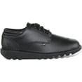 thumbnail image 2 of Kickers Kick Lo Padded Unisex Lace Up Leather Shoes In Black Size 12M, 2 of 6