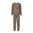 thumbnail image 5 of Halloween Pajamas for women Family Matching Pajamas Sleepwear Pjs Sets Long Sleeve Tops Matching Pajamas Pants Funny Jammies Print Comfort Sleepwear Women S, 5 of 5